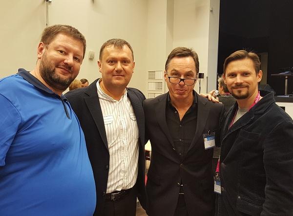 Доктора флебологического центра Семенов А.Ю. и Федоров Д.А. и Раскин В.В. с профессором Alexander Flor (Австрия)